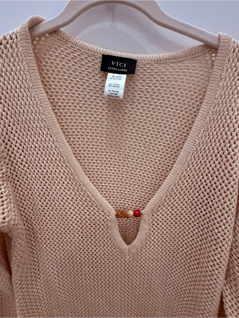 BNWT Beige Knit Maxi Cover-Up Dress - Picture 3 of 13